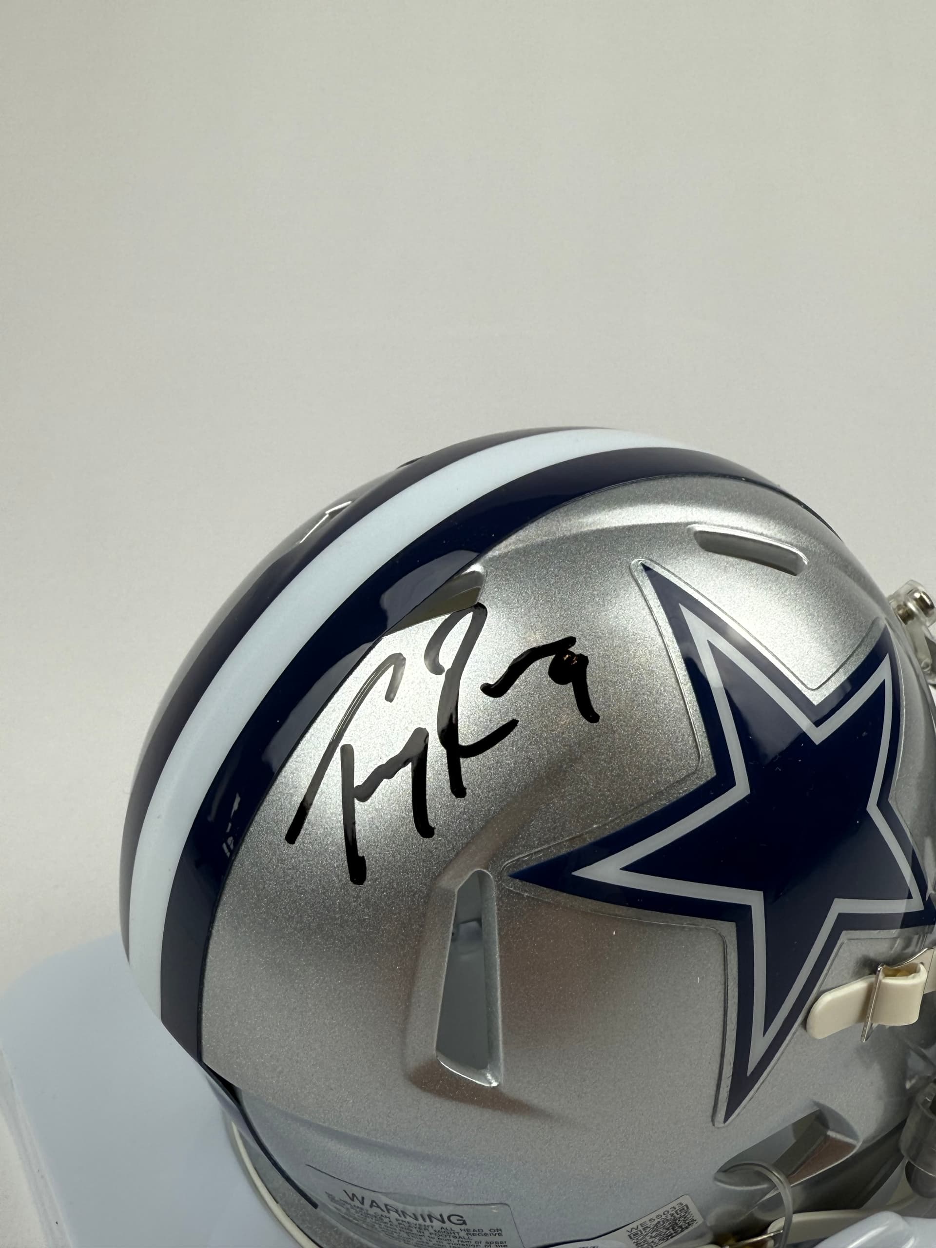 Mini Casco Firmado Tony Romo